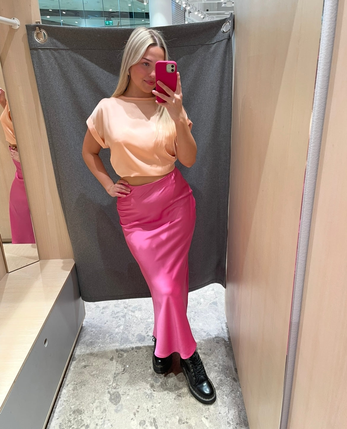 VIELLETTE Midi Skirt - Fiji Flower